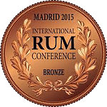 Logo de la médaille de bronze du concours Madrid International Rum Conference auquel participent les rhums et arrangés réunionnais