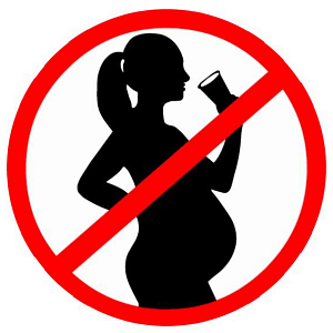 Zéro alcool pendant la grossesse.